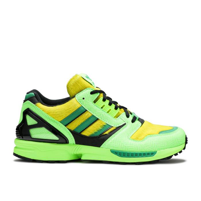 アディダス Adidas 【 Atmos X Zx 8000 \u0027A-Zx Series - G-Snk\u0027 Men Solar Green/Core Black/Supplier Colour 】 つづき物 メンズ green 緑・緑であること 中核グループ 黒いこと 黒いこと