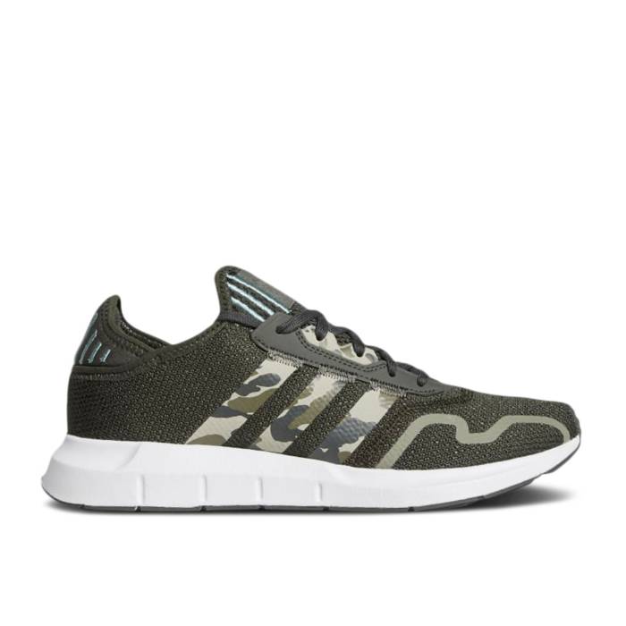 アディダス Adidas 【 Swift Run X 'Camouflage Twist' Men Legend Earth/Legacy Green/Feather Grey 】 Swift ラン メンズ Legend レジェンド legacy レガシー green 緑・グリーン 灰色 グレー|スニケス