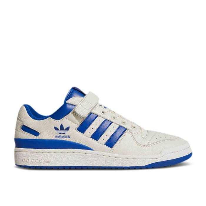 アディダス Adidas 【 Forum 84 Low White Royal Blue Men Off White/Royal Blue/Cloud White 】 フォーラム メンズ 白色 ホワイト 青色 ブルー