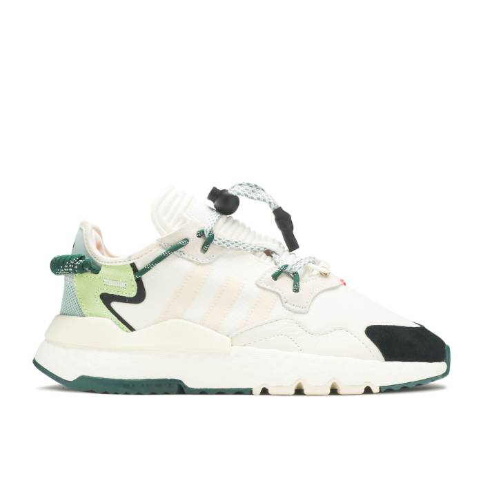 アディダス Adidas 【 Ivy Park X Nite Jogger Ecru Tint Men Off White/Ecru Tint/Dark Green 】 パーク ジョガーパンツ メンズ 白色 ホワイト green 緑・グリーン