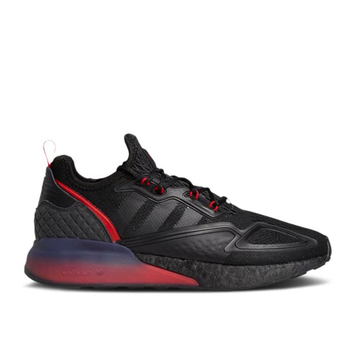 アディダス Adidas 【 Zx 2K Boost 'Gradient Fade Sole - Core Black' Men Core Black/Core Black/Cloud White 】 ブースト コア メンズ コア 黒色 ブラック 白色 ホワイト