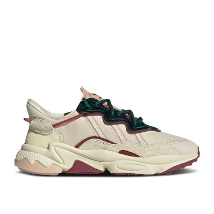 アディダス Adidas 【 Wmns Ozweego \u0027Sand Ash Pearl\u0027 Women Sand/Ash Pearl/Collegiate Gree 】 レディース 砂色・砂子 パール