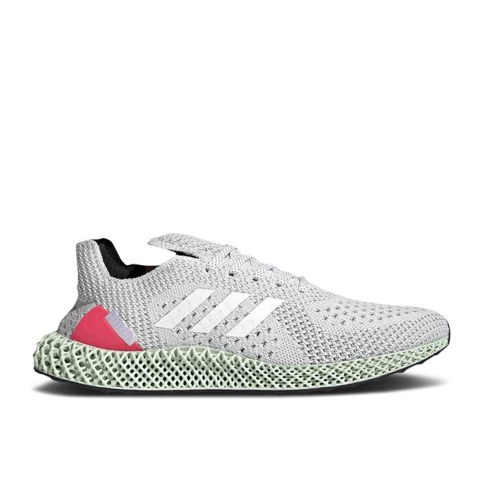 アディダス Adidas 【 4D Runner Crystal White Pink Men Crystal White/Cloud White/Super Pink 】 白色 ホワイト メンズ 白色 ホワイト pink ピンク
