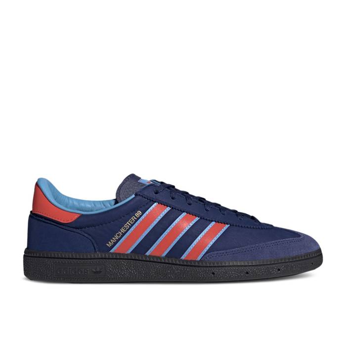 アディダス Adidas 【 Manchester 89 Spzl \u0027Dark Blue\u0027 Men Dark Blue/Bright Red/Light Blue 】 メンズ 青味 青み Red 赤・赤いこと