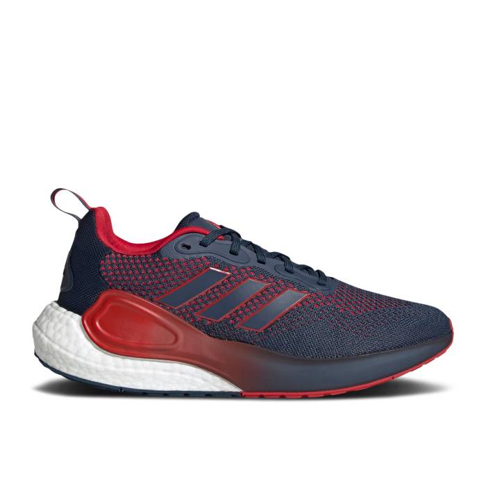 アディダス Adidas 【 Lavarun 'Crew Navy Scarlet' Men Crew Navy/Crew Navy/Scarlet 】 紺色 ネイビー メンズ クルー 紺色 ネイビー
