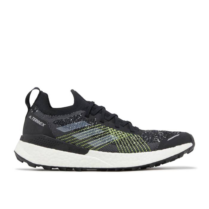 アディダス Adidas 【 Terrex Two Ultra Primeblue 'Black Solar Yellow' Men Core Black/Cloud White/Solar Yellow 】 ultra ウルトラ メンズ コア 黒色 ブラック 白色 ホワイト yellow 黄色・イエロー｜スニケス