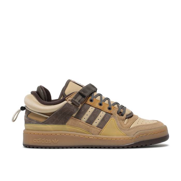 アディダス Adidas 【 Bad Bunny X Forum Buckle Low The First Cafe Men Cardboard/Supplier Colour/Mesa 】 フォーラム バックル メンズ