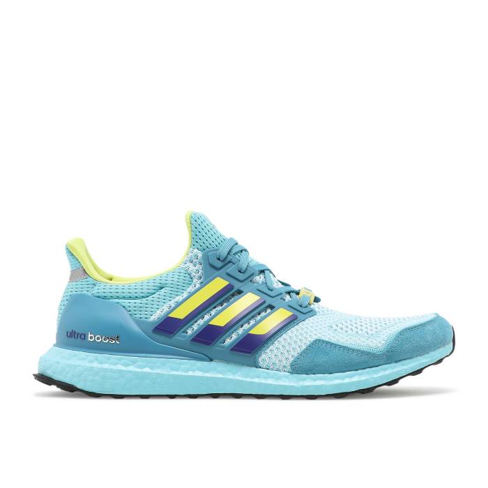 アディダス Adidas 【 Ultraboost 1.0 Dna Zx 8000 Men Light Aqua/Shock Yellow/Purple 】 メンズ アクア ショック yellow 黄色・イエロー Purple 紫・パープル