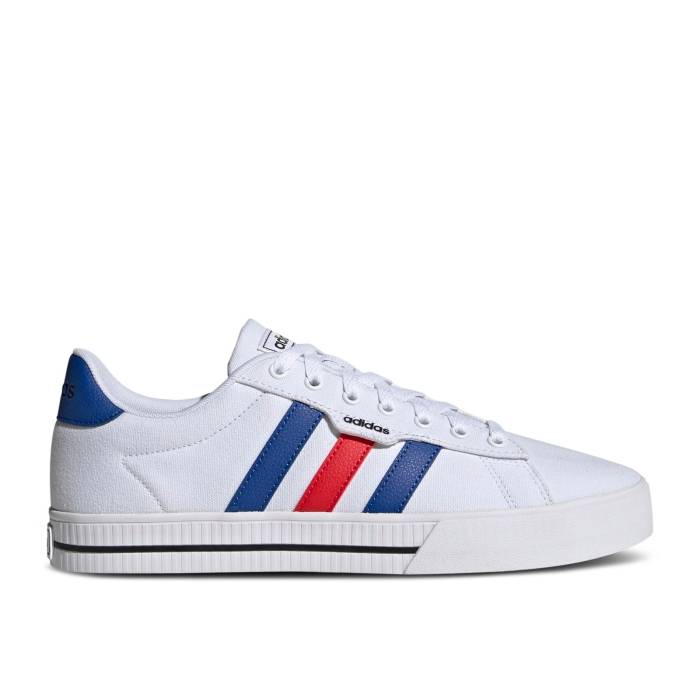 アディダス Adidas 【 Daily 3.0 \u0027White Royal Red\u0027 Men Cloud White/Royal Blue/Vivid Red 】 メンズ 白いこと 白いこと 青味 青み Red 赤・赤いこと