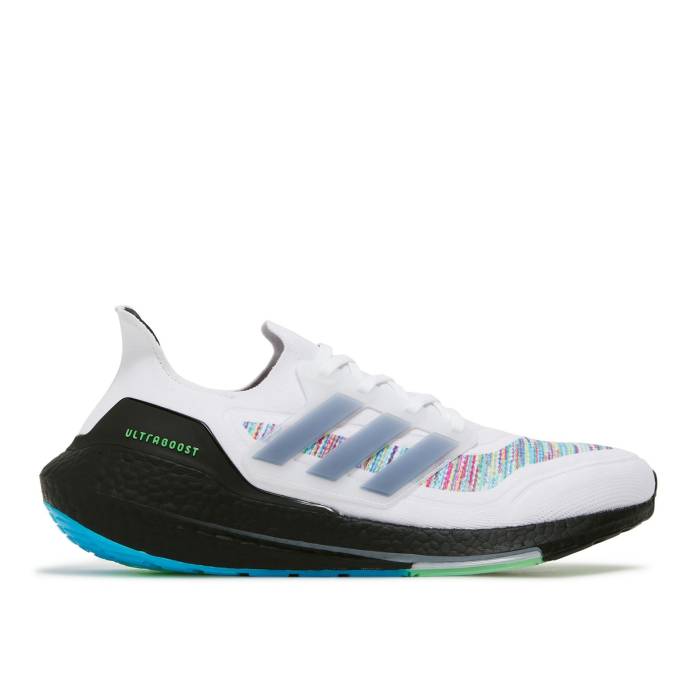 アディダス Adidas 【 Ultraboost 21 White Screaming Green Men Cloud White/Core Black/Screaming Green 】 メンズ 白色 ホワイト コア 黒色 ブラック green 緑・グリーン