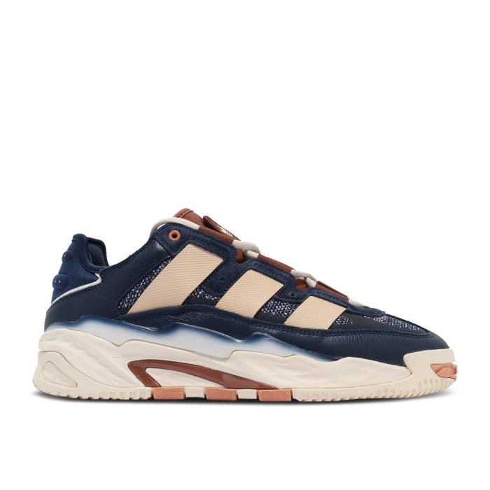 アディダス Adidas 【 Niteball 'Crew Navy Wild Sepia' Men Crew Navy/Wild Sepia/Cream White 】 紺色 ネイビー wild ワイルド メンズ クルー 紺色 ネイビー wild ワイルド クリーム 白色 ホワイト|スニケス