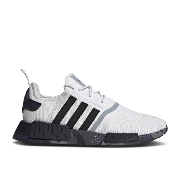 アディダス Adidas 【 Nmd_R1 Primeblue \u0027White Black\u0027 Men Crystal White/Core Black/Halo Silver 】 メンズ 白いこと 白いこと 中核グループ 黒いこと 黒いこと Silver しろがね色・しろがね色
