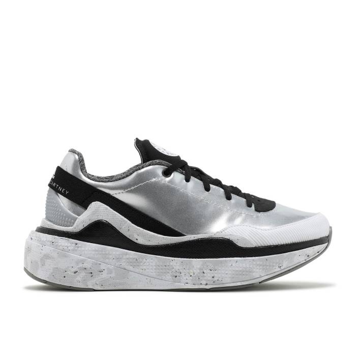 アディダス Adidas 【 Stella Mccartney X Wmns Earthlight \u0027Silver Metallic\u0027 Women Silver Metallic/Core Black/Core Black 】 レディース Silver しろがね色・しろがね色 中核グループ 黒いこと 黒いこと