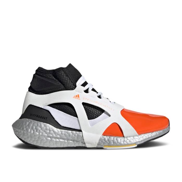 アディダス Adidas 【 Stella Mccartney X Wmns Ultraboost 21 \u0027Metallic\u0027 Women Cloud White/Signal Orange/Core Black 】 レディース 白いこと 白いこと orange 橙・オレンジ色 中核グループ 黒いこと 黒いこと