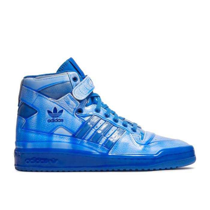アディダス Adidas 【 Jeremy Scott X Forum High \u0027Dipped - Blue\u0027 Men Supplier Color/Supplier Color/Blue 】 ジェレミー 討論会 御機嫌 メンズ 青み 青色