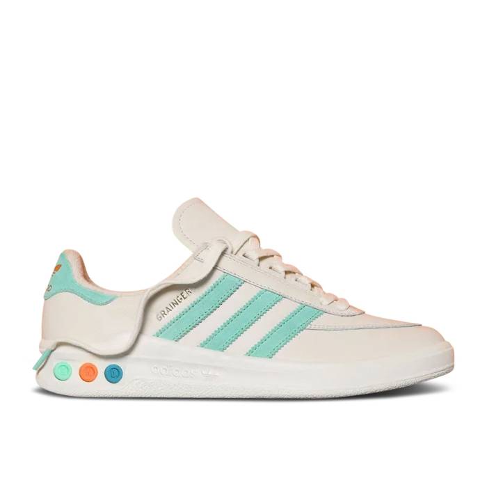 アディダス Adidas 【 End. X Grainger \u0027Tennis Club\u0027 Men White/Bahia Mint 】 メンズ 白いこと 白いこと