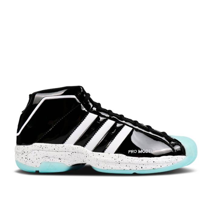 アディダス Adidas 【 Pro Model 2G 'Black Sky Tint' Men Core Black/Footwear White/Sky Tint 】 プロ スカイ メンズ コア 黒色 ブラック 白色 ホワイト スカイ｜スニケス