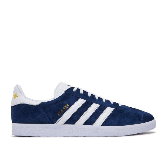 アディダス Adidas 【 La Galaxy X Gazelle Team Navy Men Cloud White/Team Navy/Gold Metallic 】 ロサンゼルス ギャラクシー ガゼル メンズ 白色 ホワイト Team チーム 紺色 ネイビー ゴールド