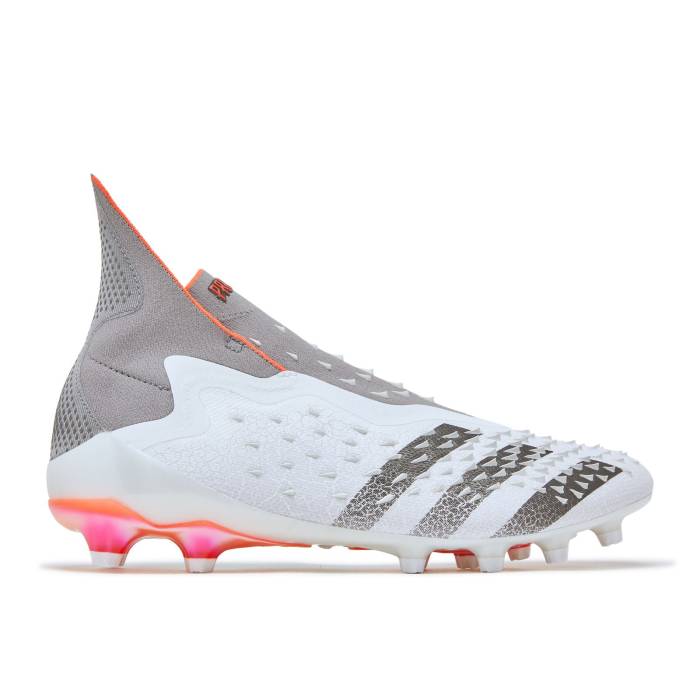 アディダス Adidas 【 Predator Freak+ Ag Demonskin - White Solar Red Men Cloud White/Iron Metallic/Solar Red 】 プレデター 白色 ホワイト メンズ 白色 ホワイト Red 赤・レッド