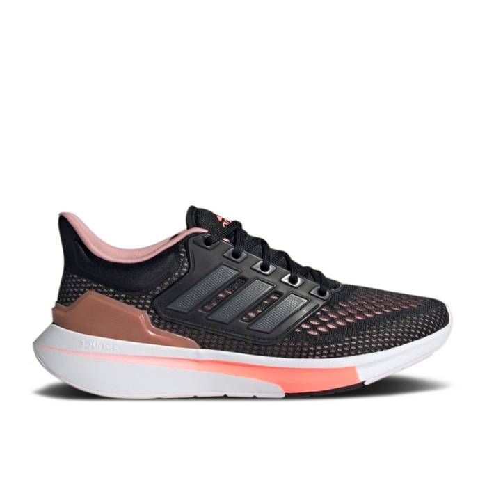 アディダス Adidas 【 Wmns Eq21 Run \u0027Black Wonder Mauve\u0027 Women Core Black/Grey Six/Wonder Mauve 】 幽客 レディース 中核グループ 黒いこと 黒いこと 薄墨色 薄墨色
