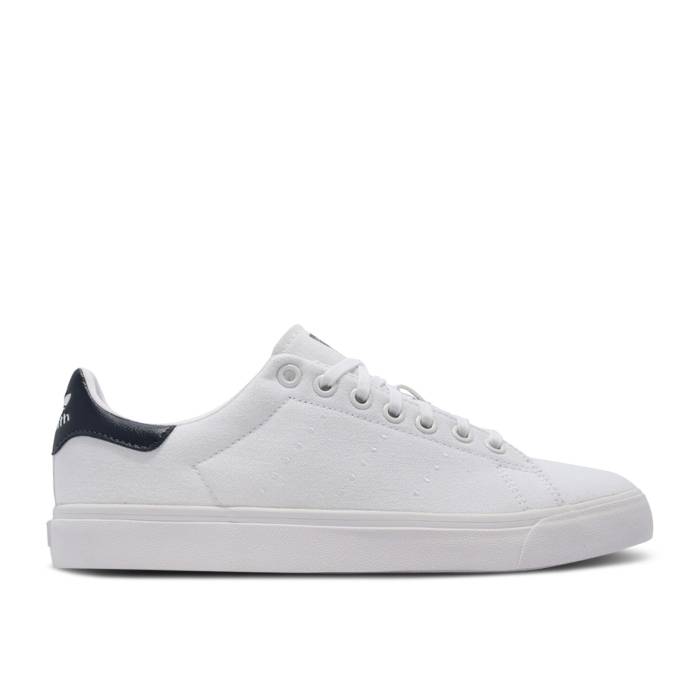 アディダス Adidas 【 Stan Smith Vulc 'White Collegiate Navy' Men Cloud White/Cloud White/Collegiate Navy 】 メンズ 白色 ホワイト 紺色 ネイビー