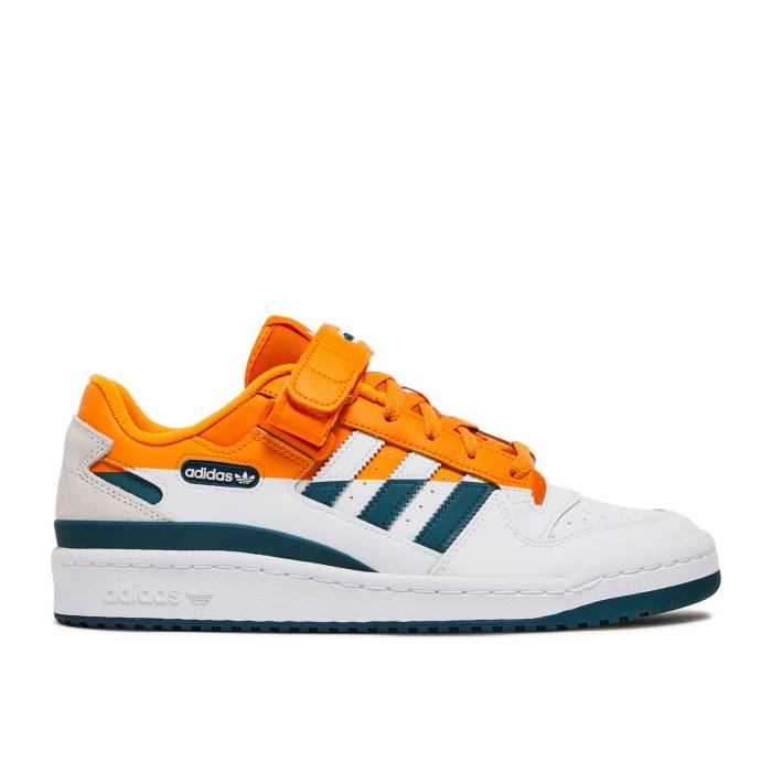 アディダス Adidas 【 Forum Low Premium \u0027White Crew Orange Teal\u0027 Men Crew Orange/Cloud White/Wild Teal 】 討論会 Premium 割り増し金 労働者の一団 orange 橙・オレンジ色 メンズ 労働者の一団 orange 橙・オレンジ色 白いこと 白いこと w