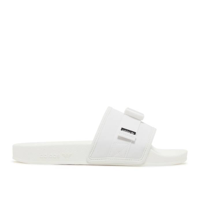 アディダス Adidas 【 Wmns Adilette Slides \u0027White\u0027 Women Cloud White/Cloud White/Core Black 】 アディレッタ レディース 白いこと 白いこと 中核グループ 黒いこと 黒いこと