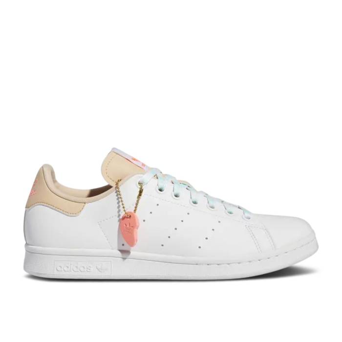 アディダス Adidas 【 Wmns Stan Smith 'White Halo Blush' Women Cloud White/Halo Blush/Acid Red 】 レディース 白色 ホワイト Red 赤・レッド|スニケス