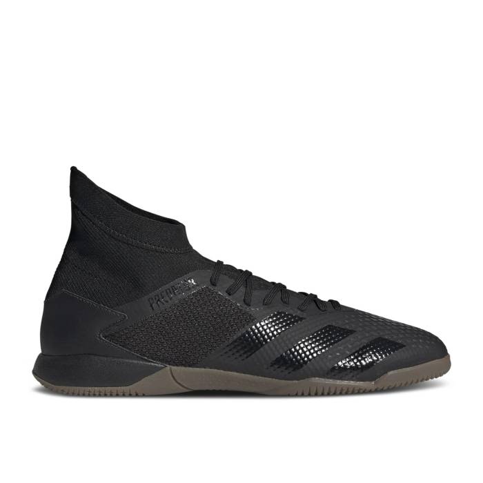 アディダス Adidas 【 Predator 20.3 In 'Black Gum' Men Core Black/Core Black/Dgh Solid Grey 】 プレデター メンズ コア 黒色 ブラック ソリッド 灰色 グレー｜スニケス