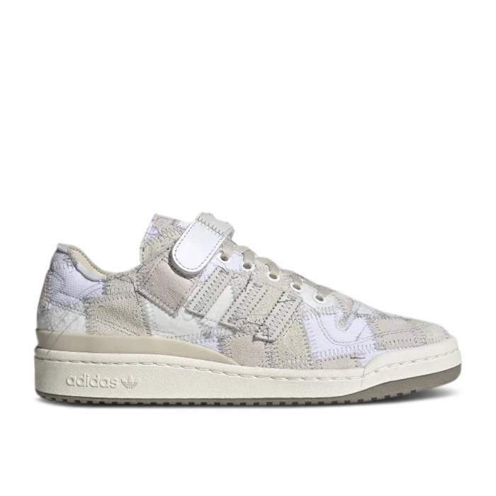 アディダス Adidas 【 Atmos X Forum Low \u0027Patchwork\u0027 Men Supplier Color/White Tint/Off White 】 討論会 メンズ 白いこと 白いこと