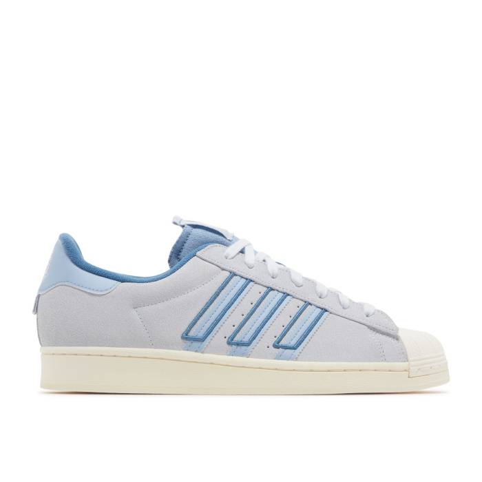 アディダス Adidas 【 Superstar \u0027Ambient Sky Altered Blue\u0027 Men Ambient Sky/Altered Blue/Cloud White 】 Superstar はやりっ児 天の原 メンズ 天の原 青み 青色 白いこと 白いこと