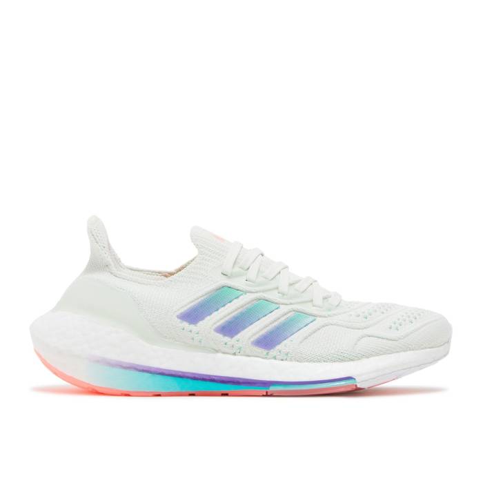 アディダス Adidas 【 Wmns Ultraboost 22 Heat.rdy \u0027White Tint Pulse Mint\u0027 Women White Tint/Pulse Mint/Purple Rush 】 レディース 白いこと 白いこと Purple 紫・パープル rush 混雑時