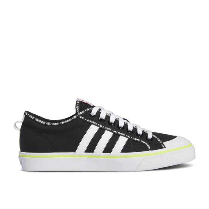 アディダス Adidas 【 Nizza \u0027Core Black\u0027 Men Core Black/Cloud White/Vivid Red 】 メンズ 中核グループ 黒いこと 黒いこと 白いこと 白いこと Red 赤・赤いこと