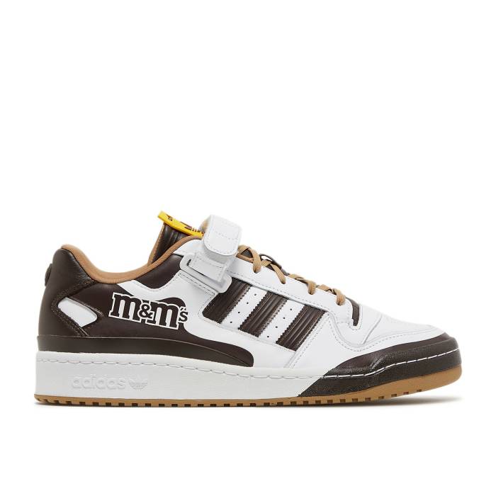 アディダス Adidas 【 M\u0026M\u0027s X Forum \u002784 Low \u0027Brown\u0027 Men Footwear White/Dark Brown 】 討論会 メンズ 白いこと 白いこと 赤銅色 赤銅色