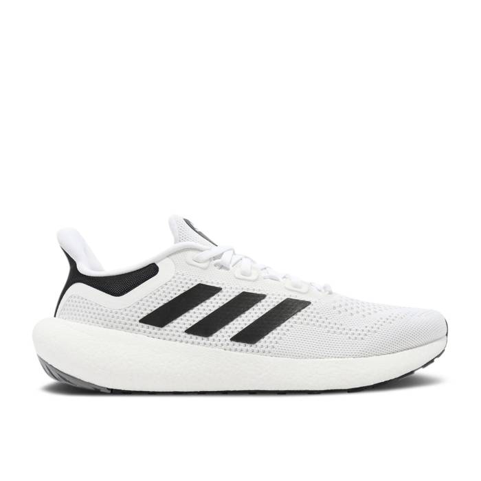 アディダス Adidas 【 Pureboost Jet White Black Men Footwear White/Core Black/Grey Three 】 メンズ 白色 ホワイト コア 黒色 ブラック 灰色 グレー
