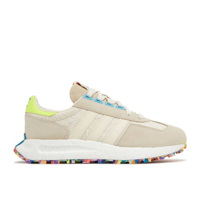 アディダス Adidas 【 Retropy E5 Pride Men Cream White/Cream White/Purple 】 メンズ クリーム 白色 ホワイト Purple 紫・パープル