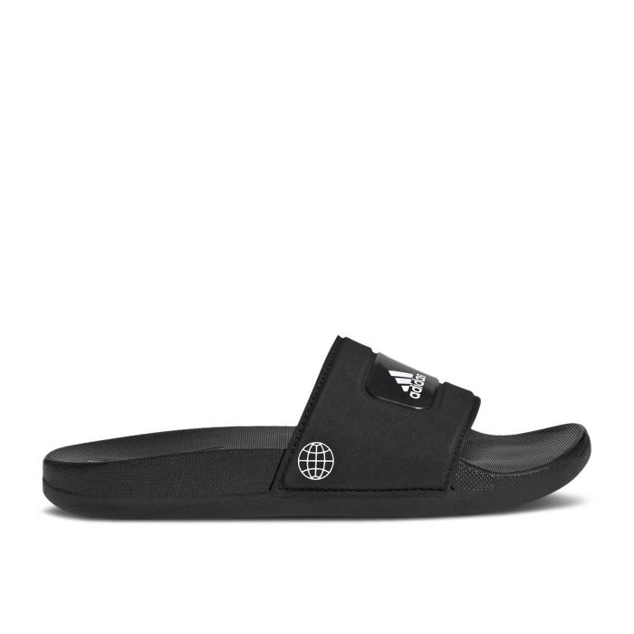 アディダス Adidas 【 Lego X Adilette Slide J \u0027Black White\u0027 Youth Core Black/Core White/Core Black 】 アディレッタ Slide サンダル お坊っちゃん キッズ 中核グループ 黒いこと 黒いこと 白いこと 白いこと