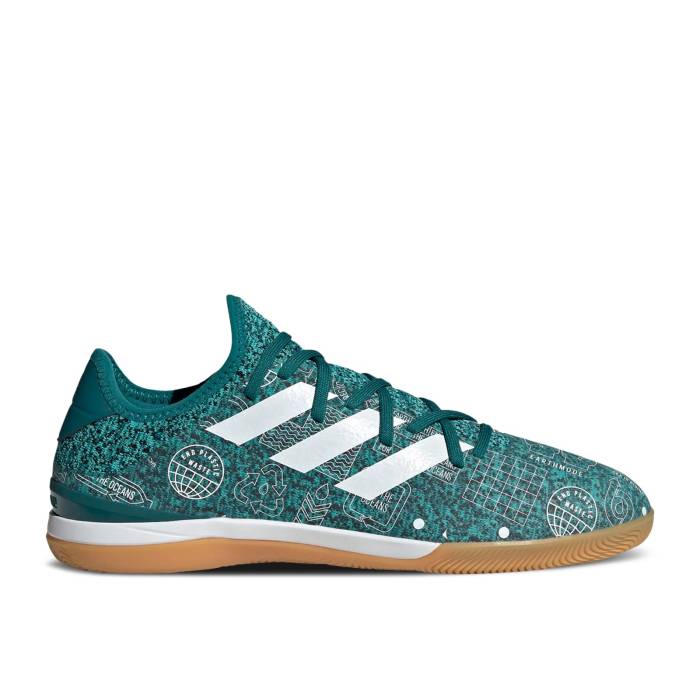 アディダス Adidas 【 Gamemode Knit In 'Earth Day' Men Legacy Teal/Cloud White/Mint Rush 】 ニット メンズ legacy レガシー 白色 ホワイト rush ラッシュ