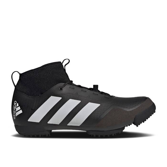 アディダス Adidas 【 The Gravel Cycling Black White Men Core Black/Cloud White/Grey Five 】 メンズ コア 黒色 ブラック 白色 ホワイト 灰色 グレー