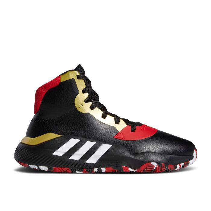 アディダス Adidas 【 Pro Bounce 2019 'Black Scarlet' Men Core Black/Cloud White/Scarlet 】 プロ バウンス メンズ コア 黒色 ブラック 白色 ホワイト