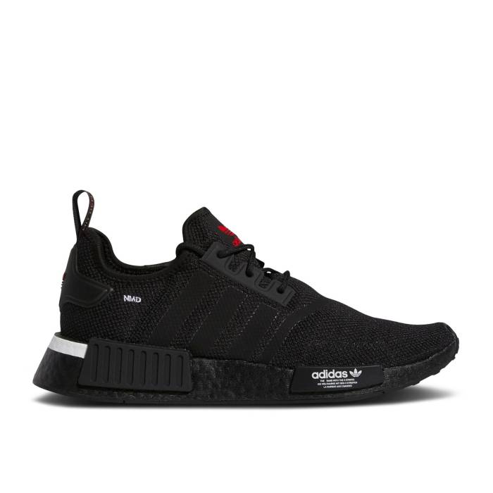 アディダス Adidas 【 Nmd_R1 'Black Scarlet' Men Core Black/Core Black/Scarlet 】 メンズ コア 黒色 ブラック