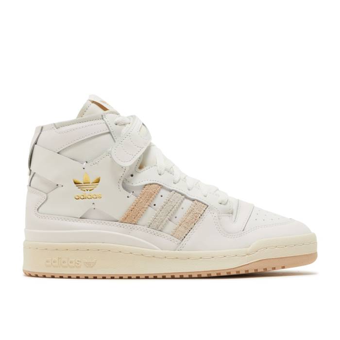 アディダス Adidas 【 Forum 84 High 'White Magic Beige' Men Cloud White/Magic Beige/Aluminium 】 フォーラム ハイ マジック メンズ 白色 ホワイト マジック ベージュ