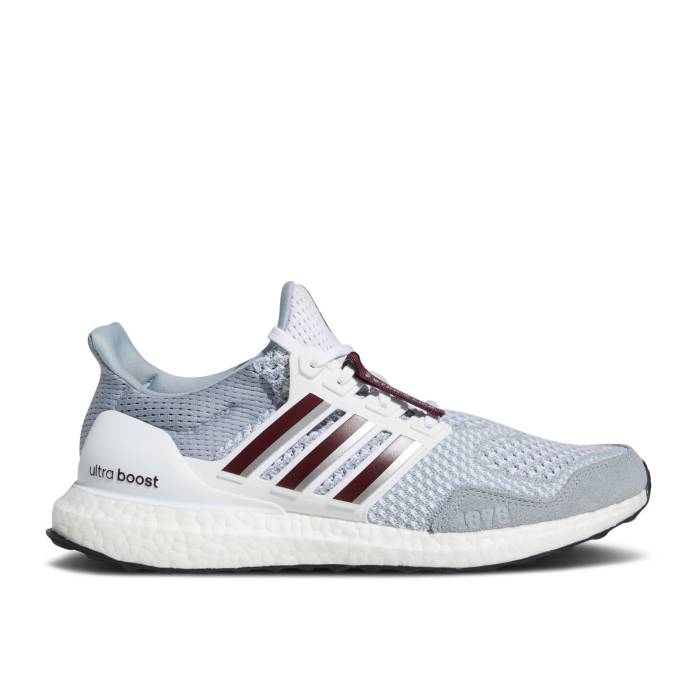 アディダス Adidas 【 Ncaa X Ultraboost 1.0 'Mississippi State Bulldogs' Men Cloud White/Team Maroon/Team Light Grey 】 State スケートボード メンズ 白色 ホワイト Team チーム マルーン 灰色 グレー