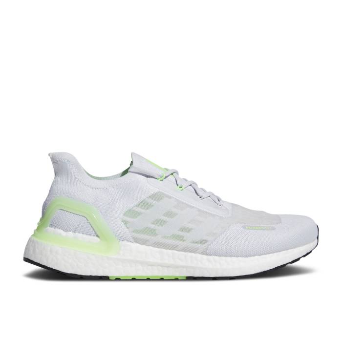 アディダス Adidas 【 Ultraboost Summer.rdy \u0027Grey Signal Green\u0027 Men Dash Grey/Cloud White/Signal Green 】 メンズ 薄墨色 薄墨色 白いこと 白いこと green 緑・緑であること