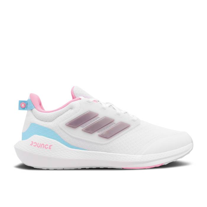 アディダス Adidas 【 Eq21 Run 2.0 J 'White Purple' Youth Footwear White/Metallic Purple 】 ラン ジュニア キッズ 白色 ホワイト Purple 紫・パープル｜スニケス