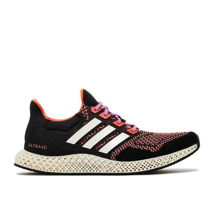 アディダス Adidas 【 Ultra 4D 'Black Pulse Lilac' Men Core Black/Zero Metallic/Pulse Lilac 】 ultra ウルトラ メンズ コア 黒色 ブラック ゼロ