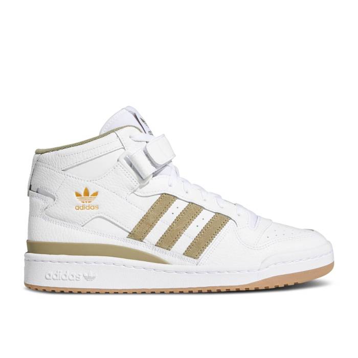 アディダス Adidas 【 Forum Mid \u0027White Orbit Green\u0027 Men Cloud White/Orbit Green/Gum 】 討論会 ミッド メンズ 白いこと 白いこと green 緑・緑であること