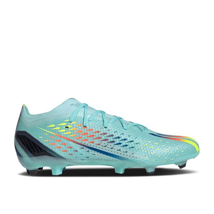 アディダス Adidas 【 X Speedportal.2 Fg \u0027Al Rihla Pack - Clear Aqua\u0027 Men Clear Aqua/Solar Red/Power Blue 】 メンズ アクア Red 赤・赤いこと Power 力強さ 青碧 青色 スニーカー-靴