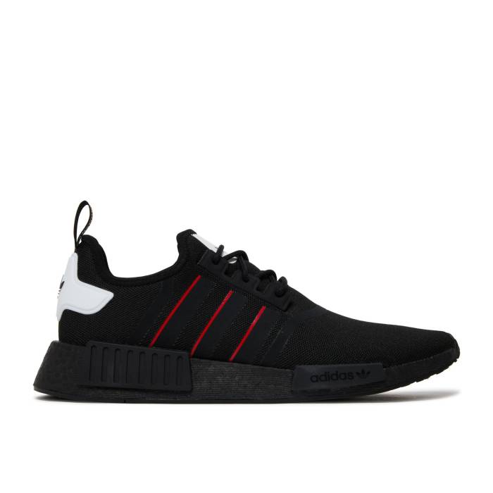 アディダス Adidas 【 Nmd_R1 'Black Power Red' Men Core Black/Cloud White/Team Power Red 】 Power パワー メンズ コア 黒色 ブラック 白色 ホワイト Team チーム Power パワー Red 赤・レッド｜スニケス