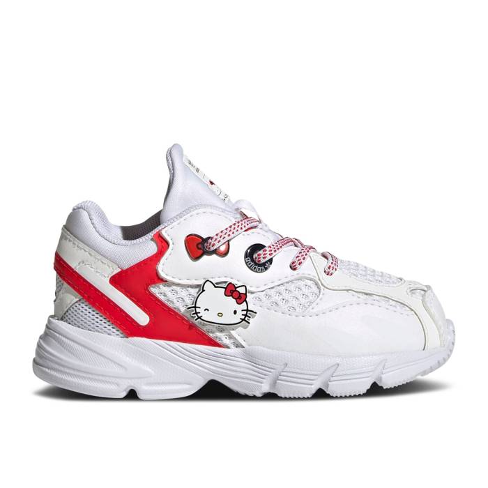 アディダス Adidas 【 Hello Kitty X Astir I 'White Vivid Red' Infant Cloud White/Vivid Red/Core Black 】 ベビー 白色 ホワイト Red 赤・レッド コア 黒色 ブラック